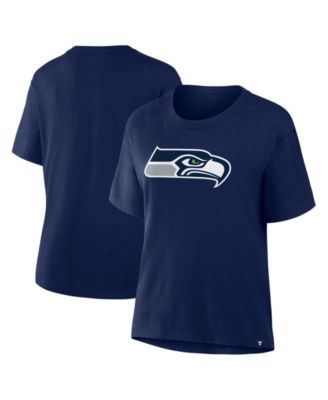 Women's College Navy Seattle Seahawks Essential Legacy T-Shirt
