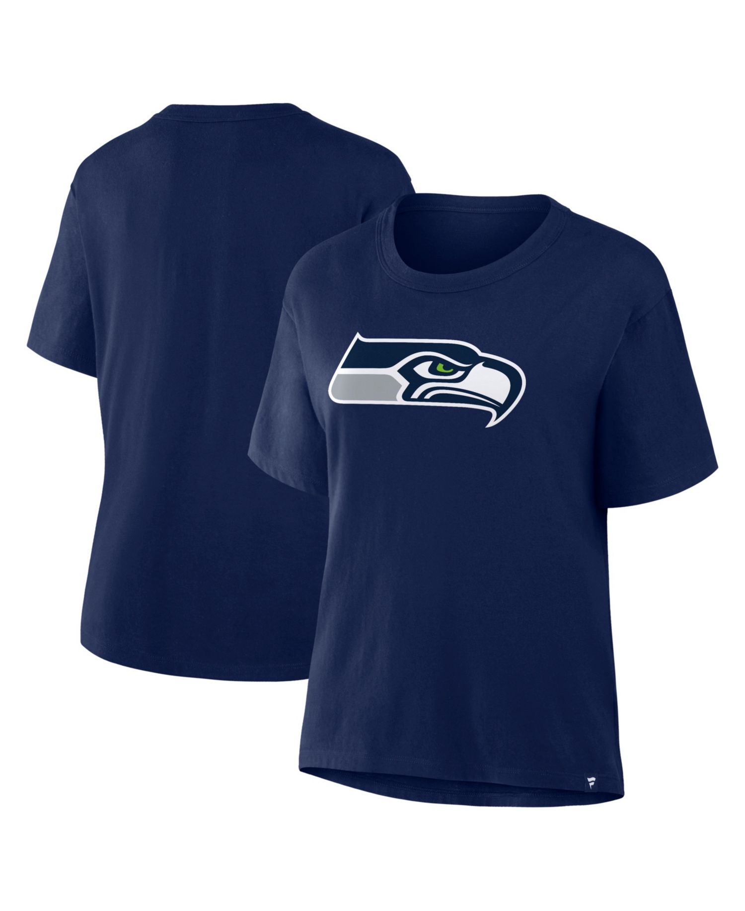 Women's College Navy Seattle Seahawks Essential Legacy T-Shirt