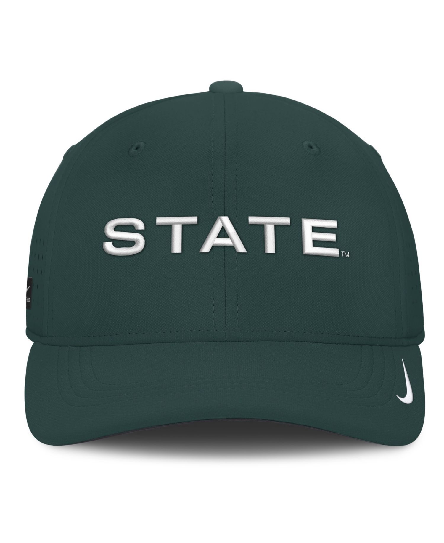 Men's Green Michigan State Spartans Gameday Aerobill Swooshflex Dri-FIT Hat