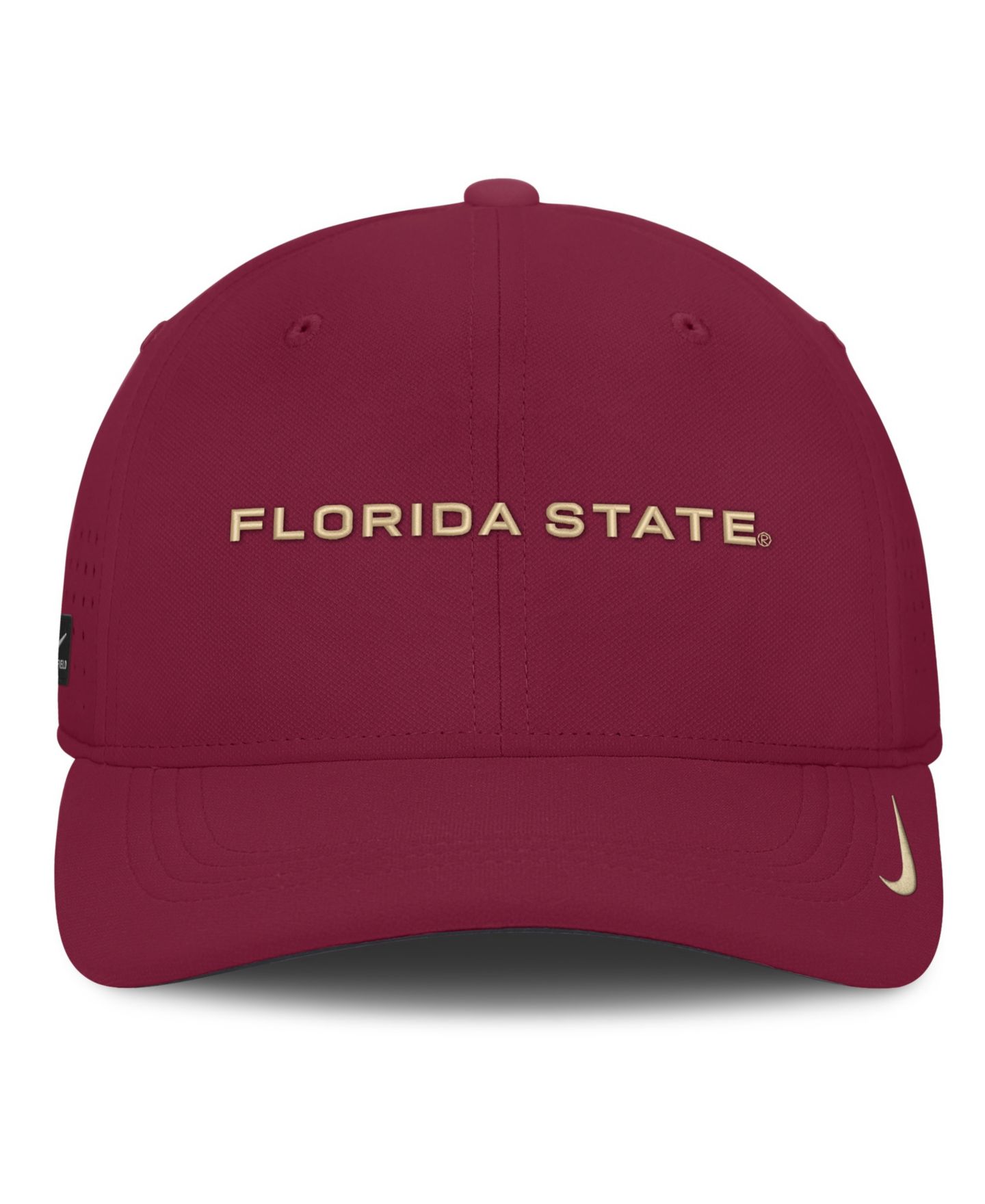 Мужской головной убор Nike Garnet Florida State Seminoles Gameday Aerobill Swooshflex Dri-FIT Hat — фото 2