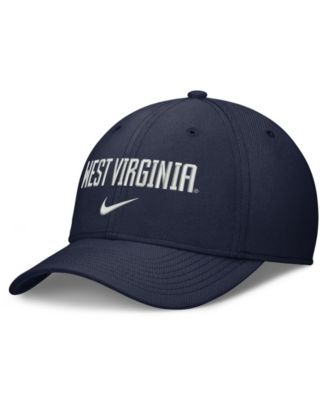 Men's Navy West Virginia Mountaineers Rise On-Field Swoosh Flex Dri-FIT Flex Hat