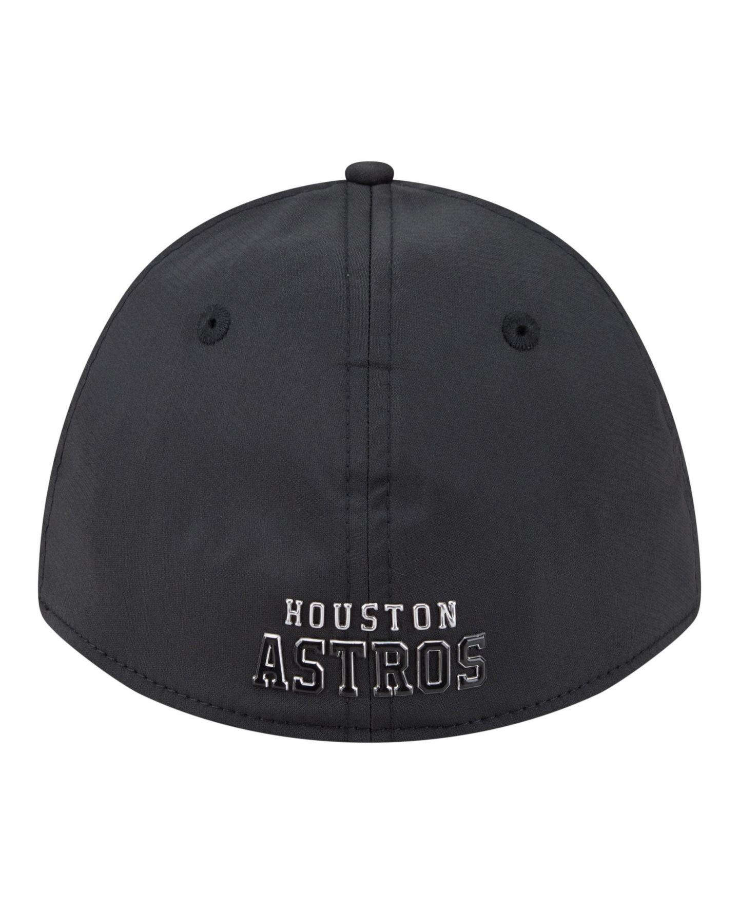 Мужская кепка New Era Black Houston Astros Metallic 39THIRTY M-Crown Flex Hat — фото 4