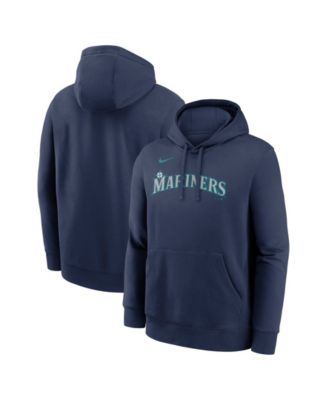 Men's Navy Seattle Mariners Dri-Fit Club Hoodie