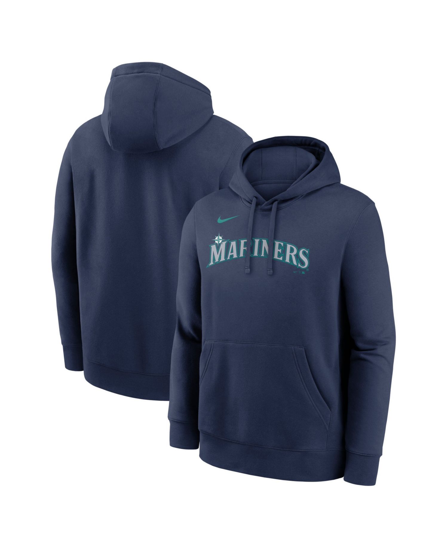 Men's Navy Seattle Mariners Dri-Fit Club Hoodie