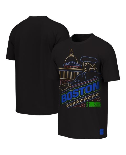 Детская футболка Outerstuff Black FIFA World Cup 2026 Boston Neon City Night T-Shirt