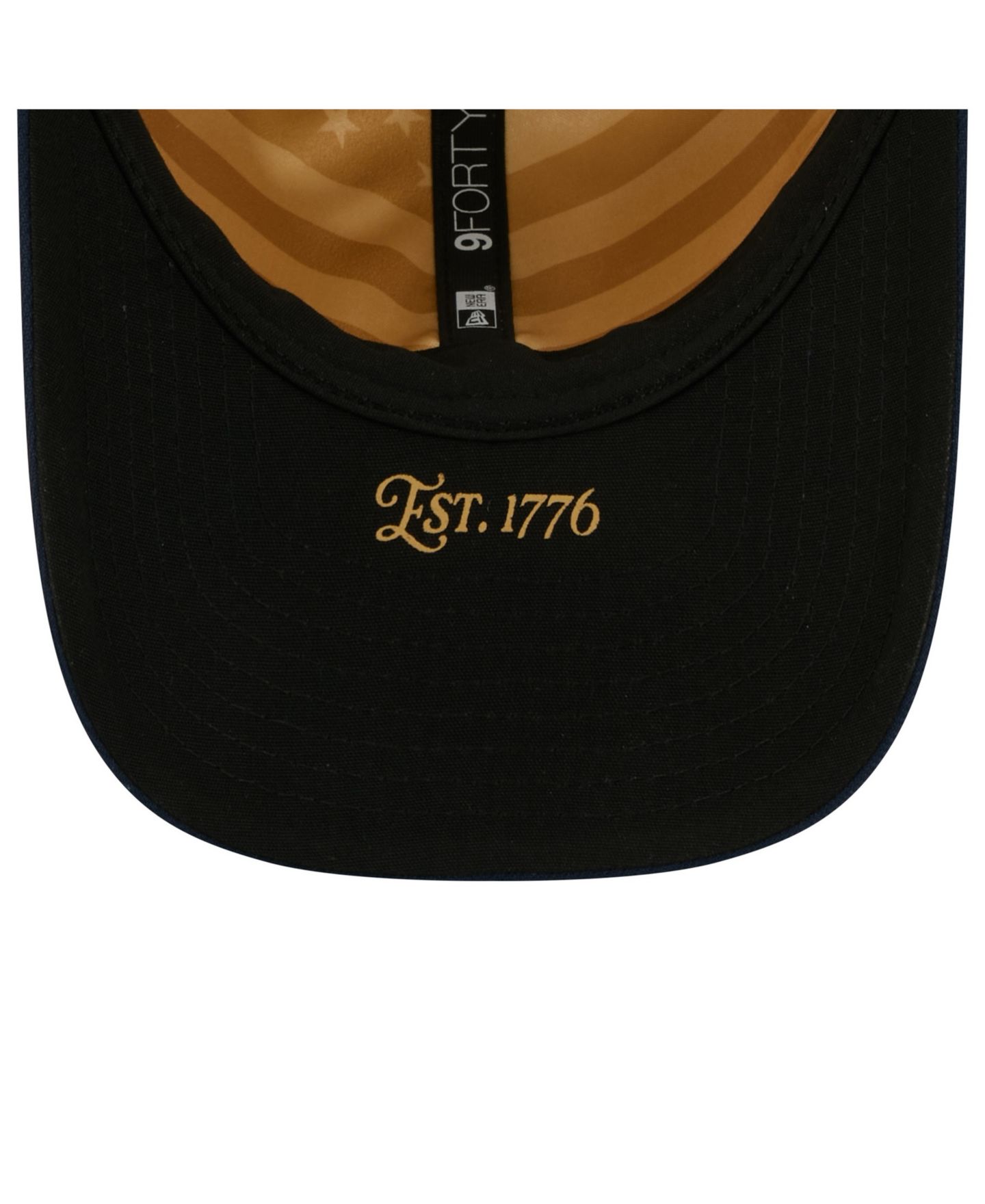 Детская кепка New Era Cream/Navy New York Mets USA 250 9FORTY M-Crown Adjustable Hat — фото 5