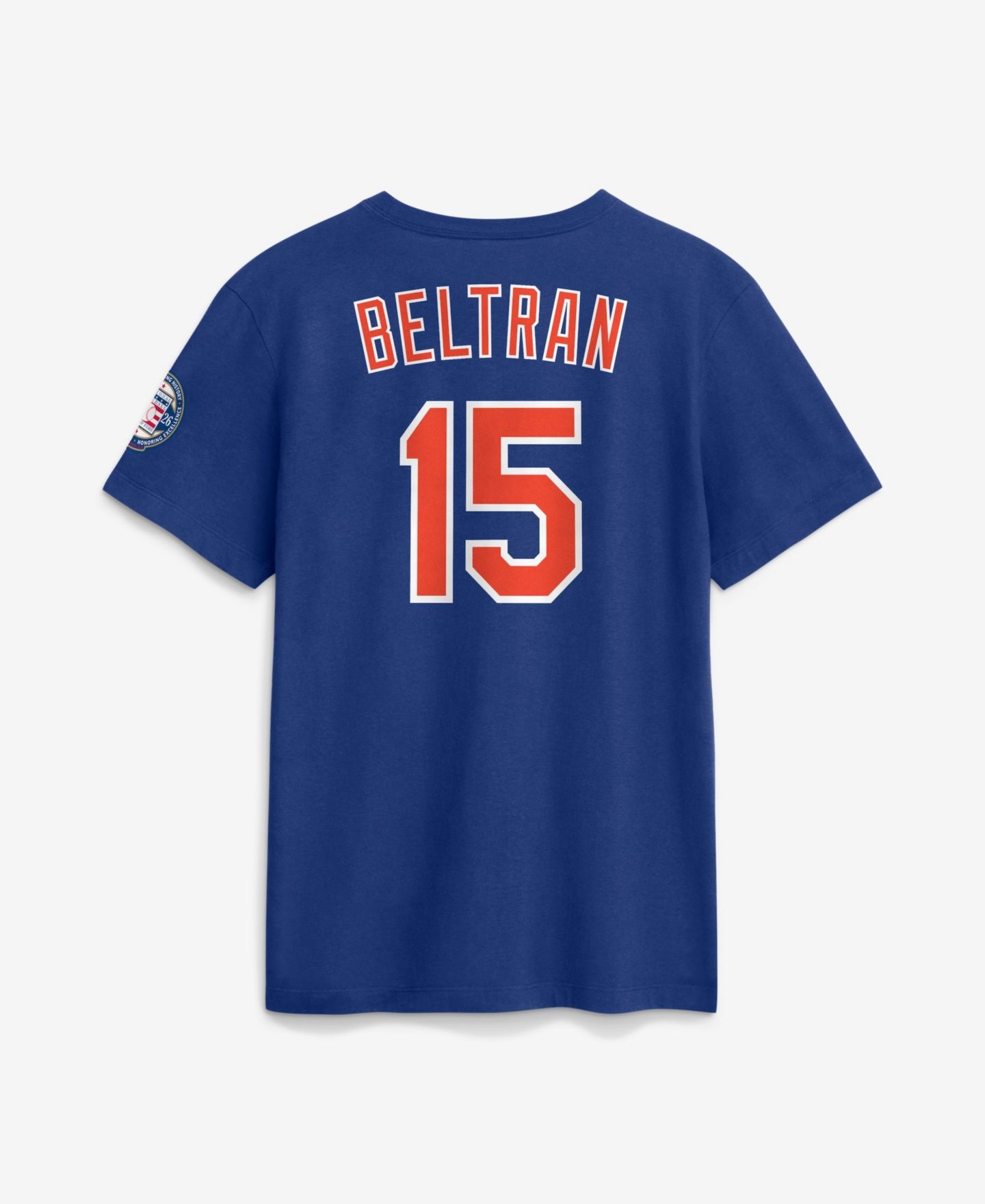 Мужская футболка Nike Carlos Beltran Royal New York Mets National Baseball Hall of Fame Class of 2026 Name & Number — фото 3