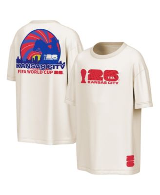Men's Natural FIFA World Cup 2026 Kansas City Big City Poster T-Shirt