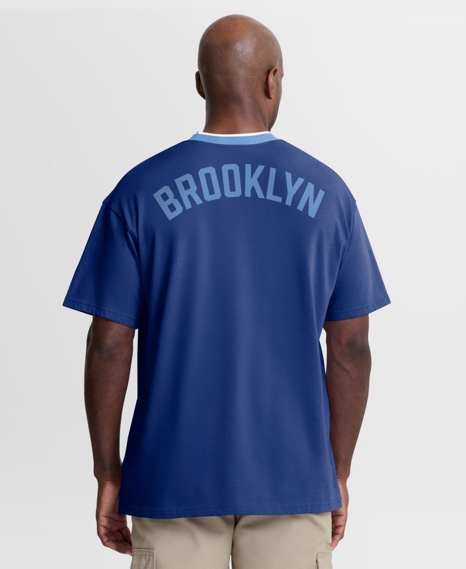 Men's Royal Brooklyn Dodgers Cooperstown Collection Ringer T-Shirt