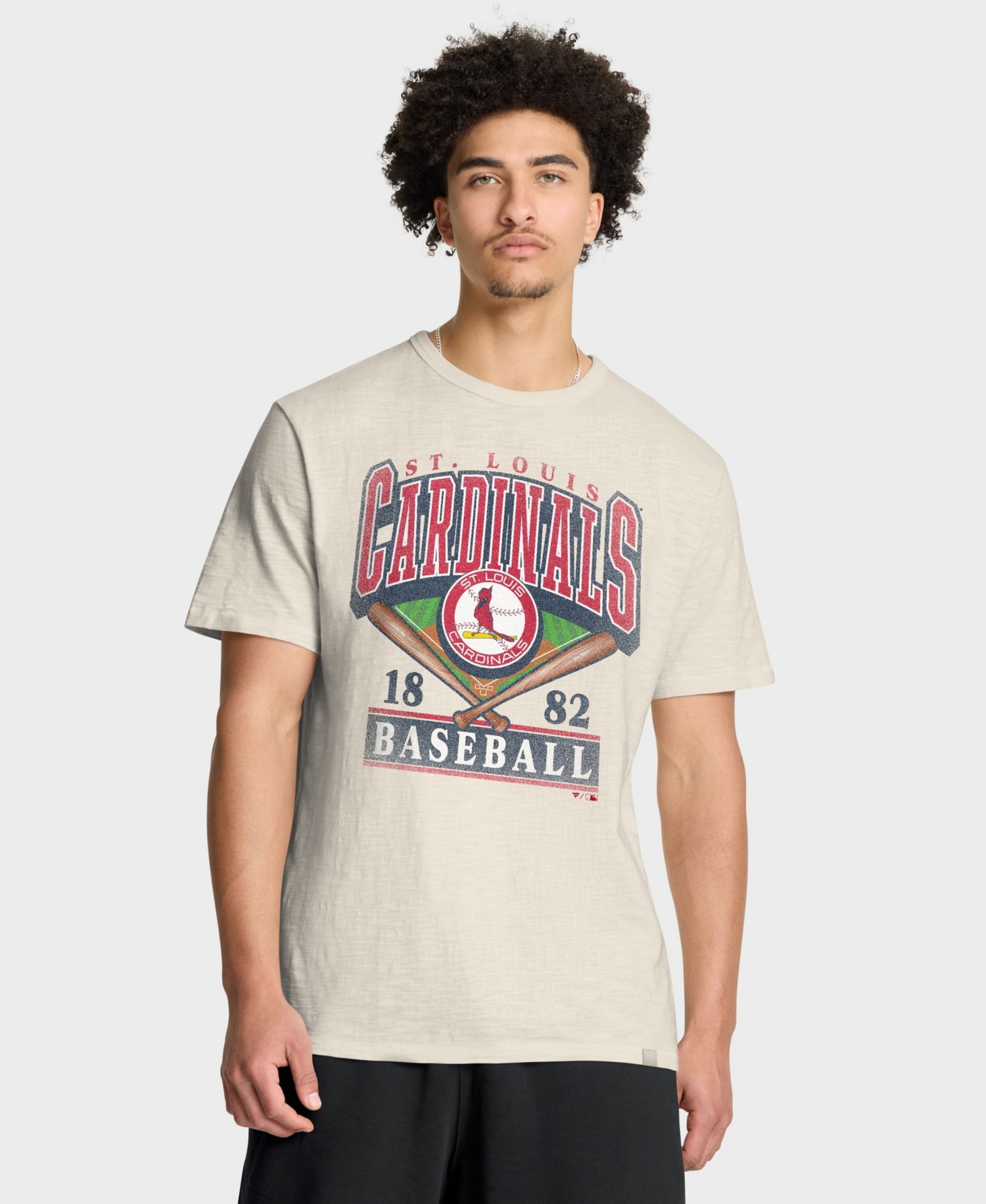 Men's Tan St. Louis Cardinals Stadium Slub T-Shirt