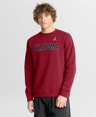Men's Crimson Oklahoma Sooners 2026 Sideline Club Sweatshirt