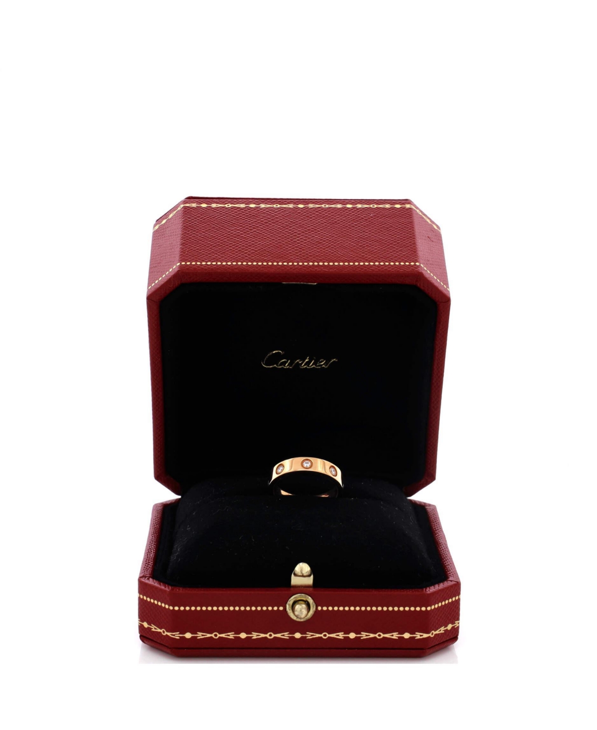 Pre-Owned Cartier Love Wedding Band 8 Diamonds Ring