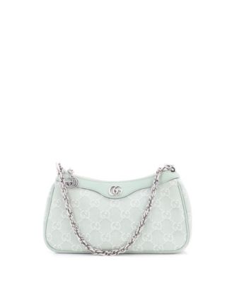 Small Ophidia Zip Pochette Shoulder Bag GG Denim