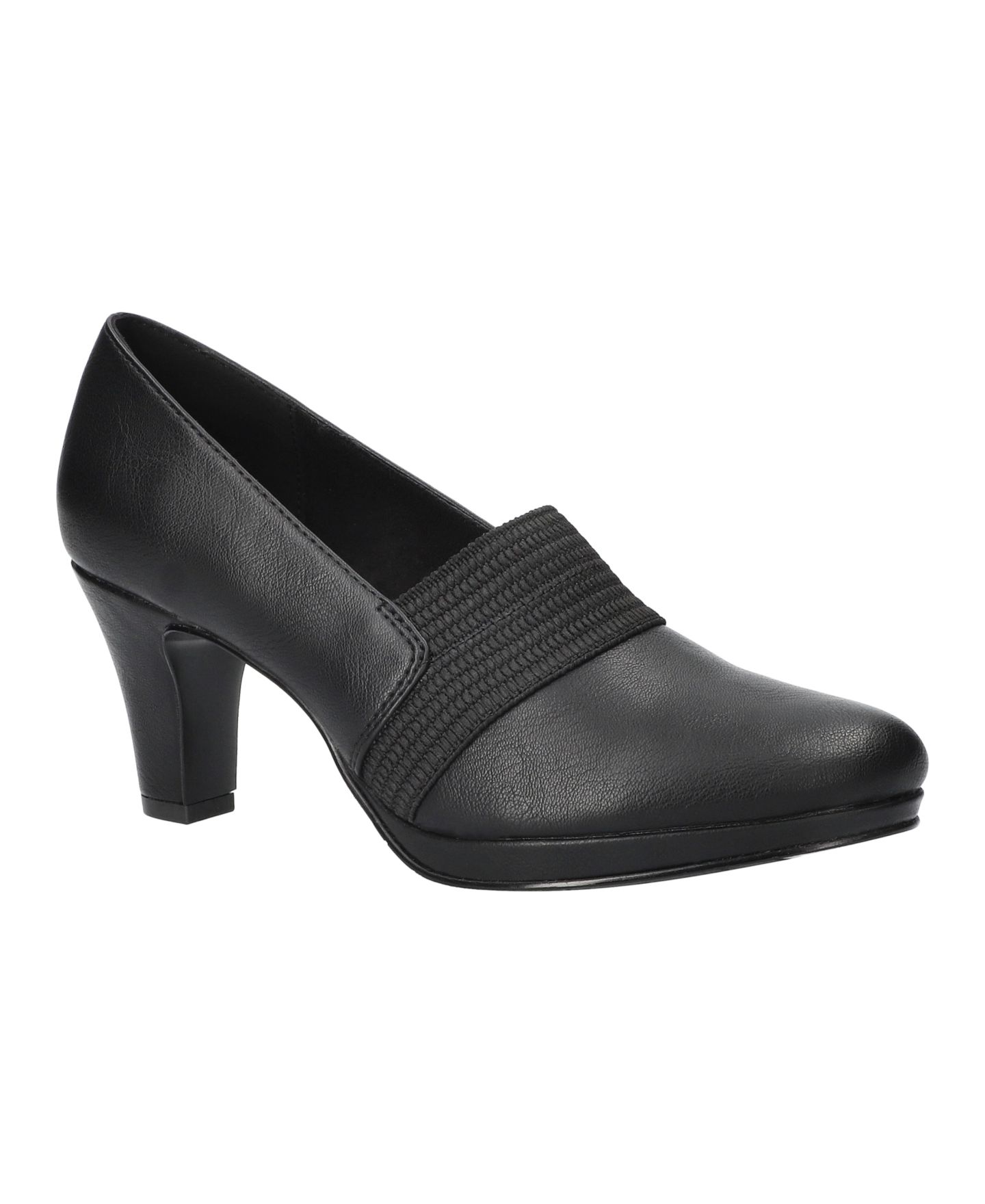 Женские туфли Easy Street Donya Slip-On Pumps, цвет: Чёрный — фото 1
