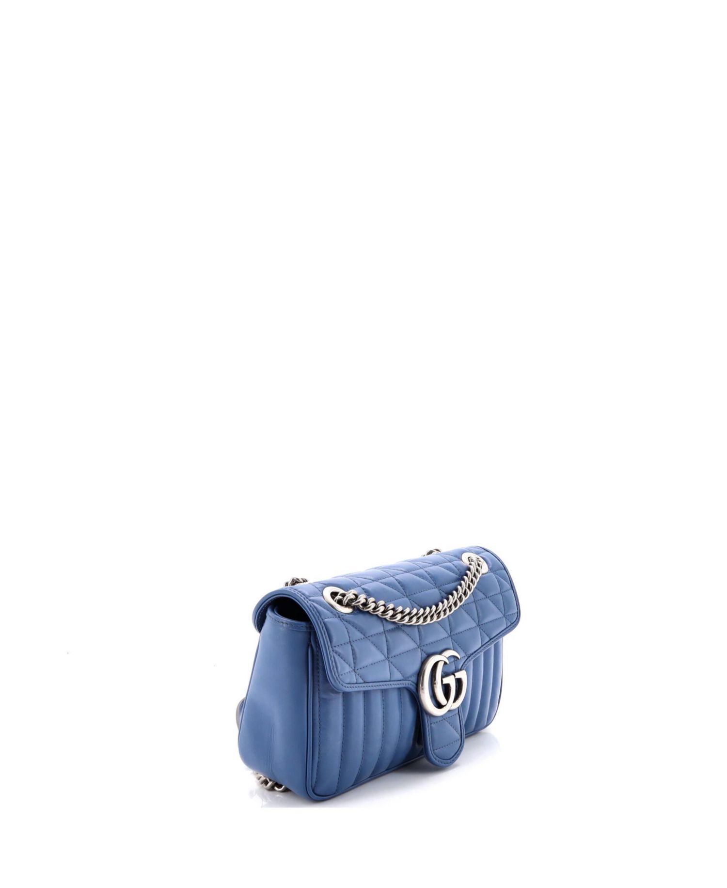 Small GG Marmont Flap Bag Mixed Matelasse Leather