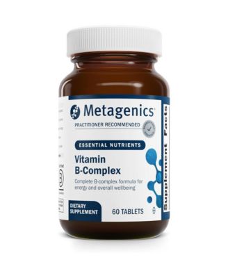 Vitamin B Complex Active B6 and B12 Vitamins with Folate Supports Energy Metabolism, Stress Response, Homocysteine Balance 60 Tablets