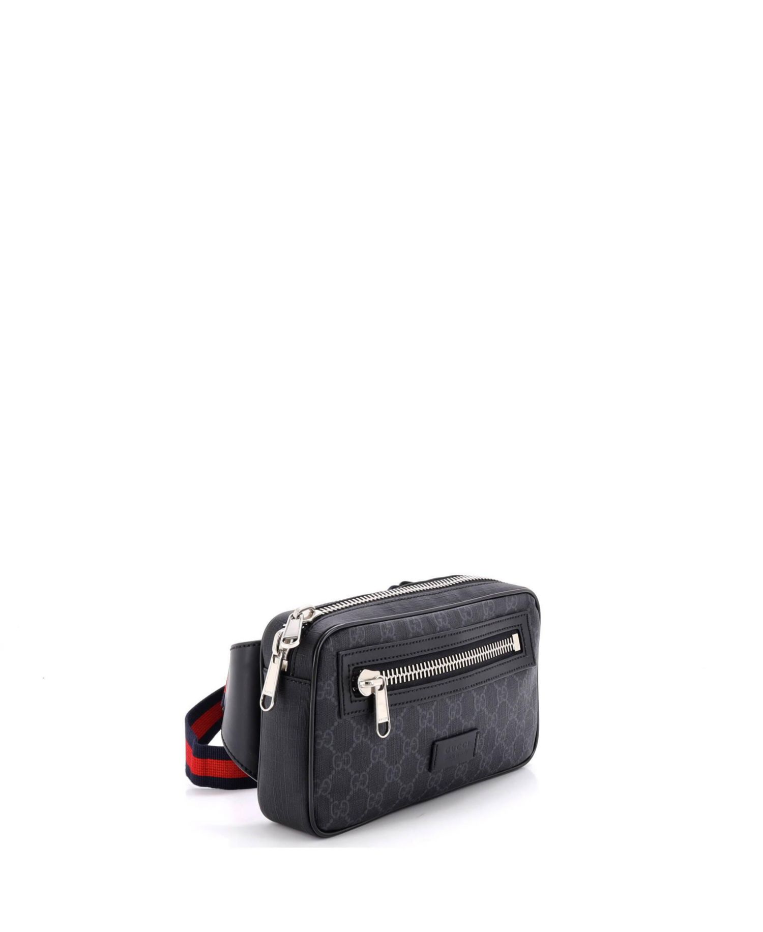 Small Soft Zip Belt Bag GG Coated Canvas