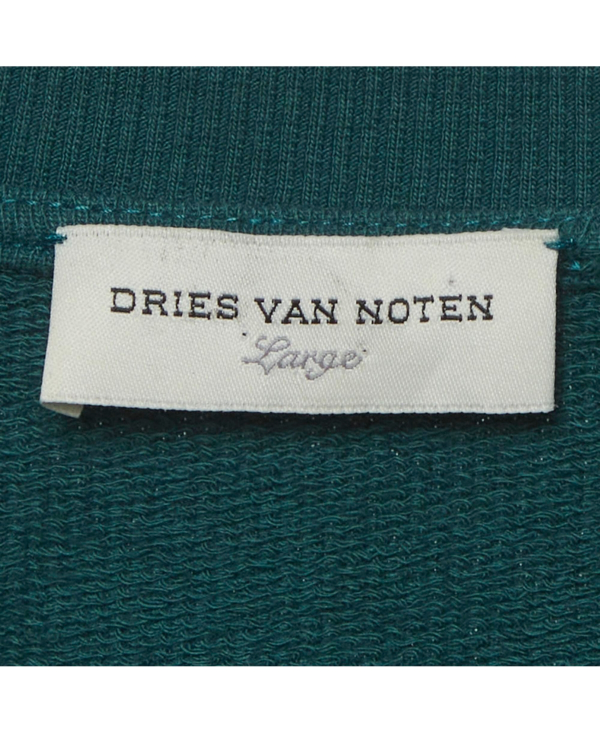 Pre-Owned Dries Van Noten Women's Jersey Embroidered Sweatshirt