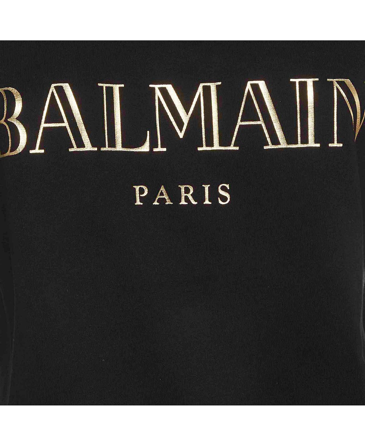 Pre-Owned Balmain Women's Logo Print Cotton Sweatshirt view 3 — MAYCSS fashion products