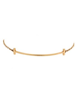 Pre-Owned Tiffany & Co T Smile Chain Bracelet