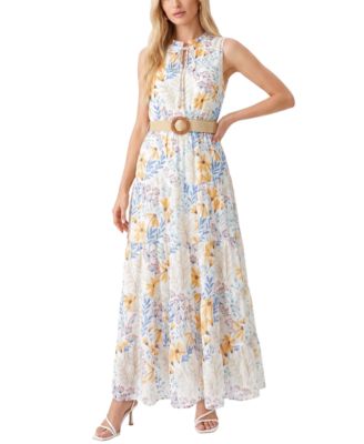 Women's Sleeveless Tiered Maxi Dress