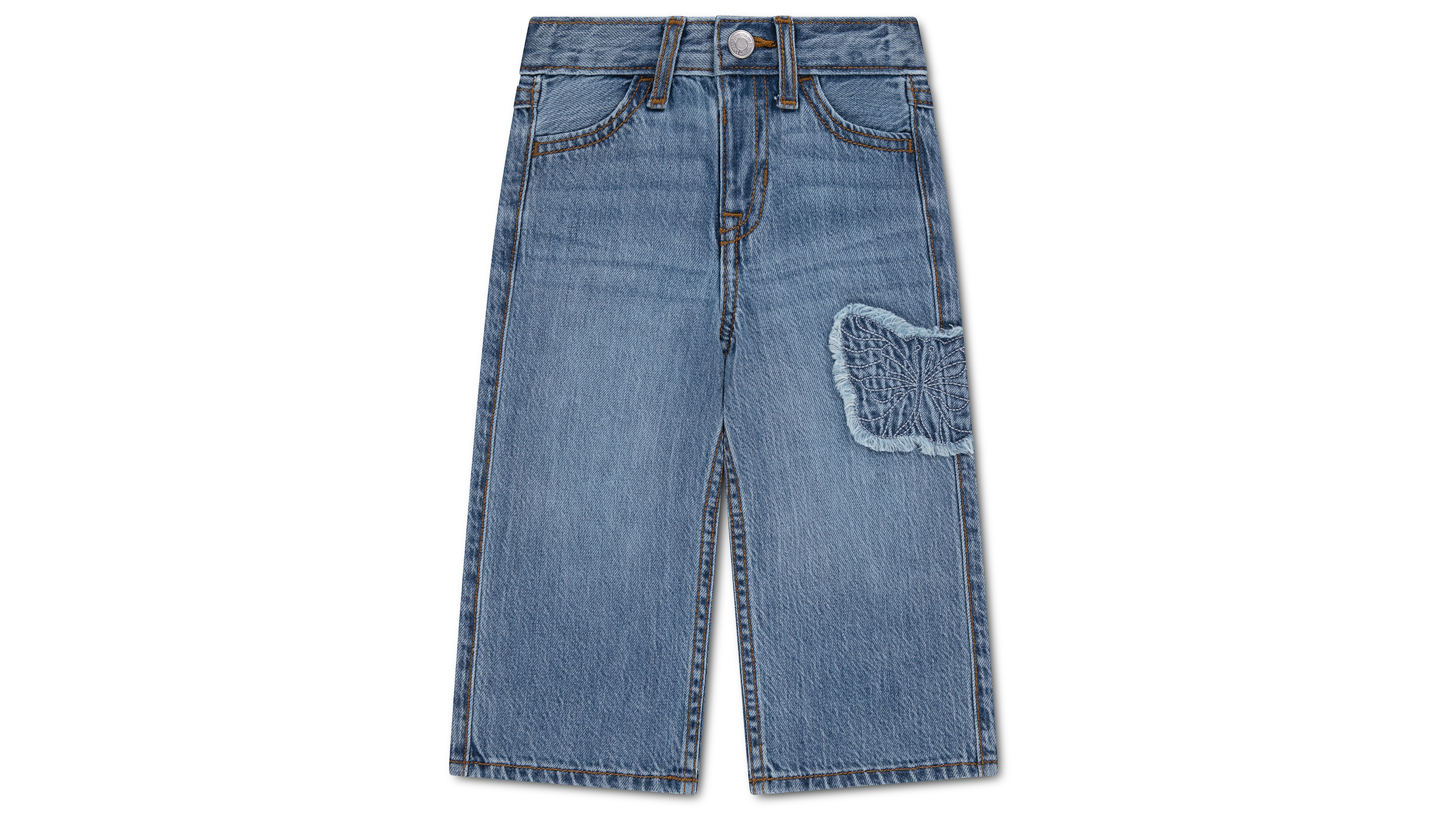 abercrombie kids Baby Girls' Butterfly Low Rise Baggy Jeans