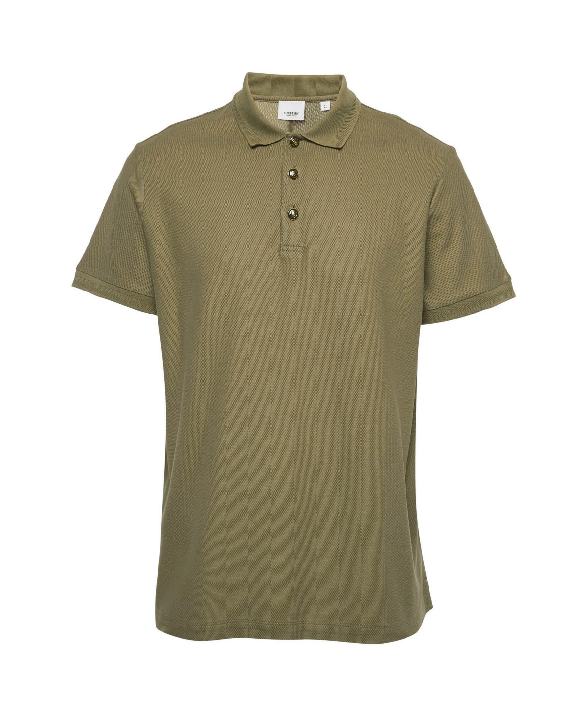 Pre-Owned Burberry Men's Military Pique Polo T-Shirt