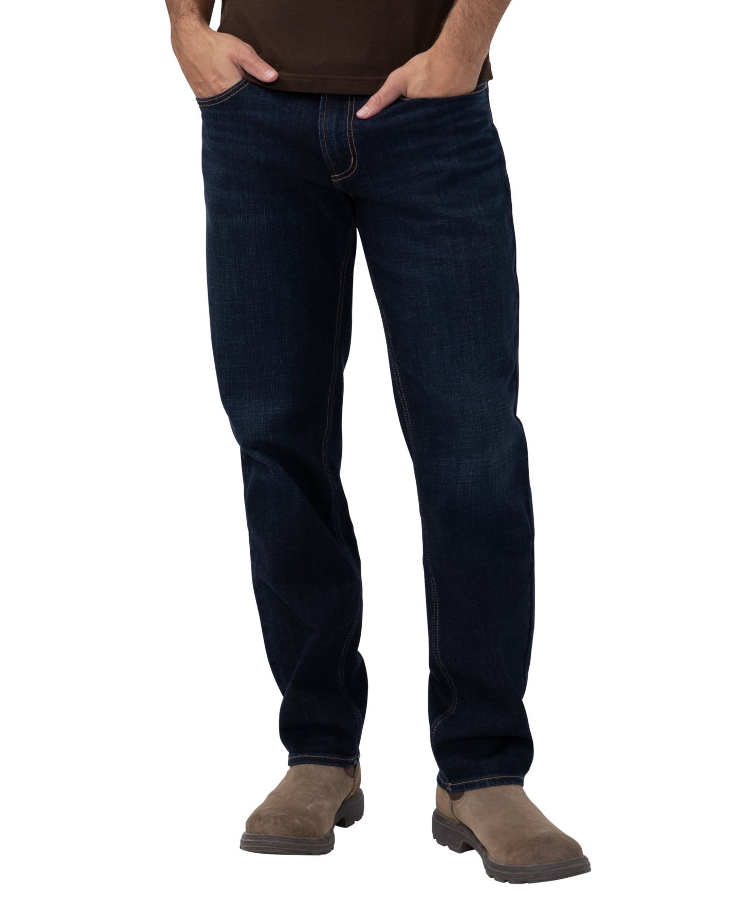Мужские джинсы Silver Jeans Co. Eddie Slim Straight-Leg, цвет: Гладкий — фото 1