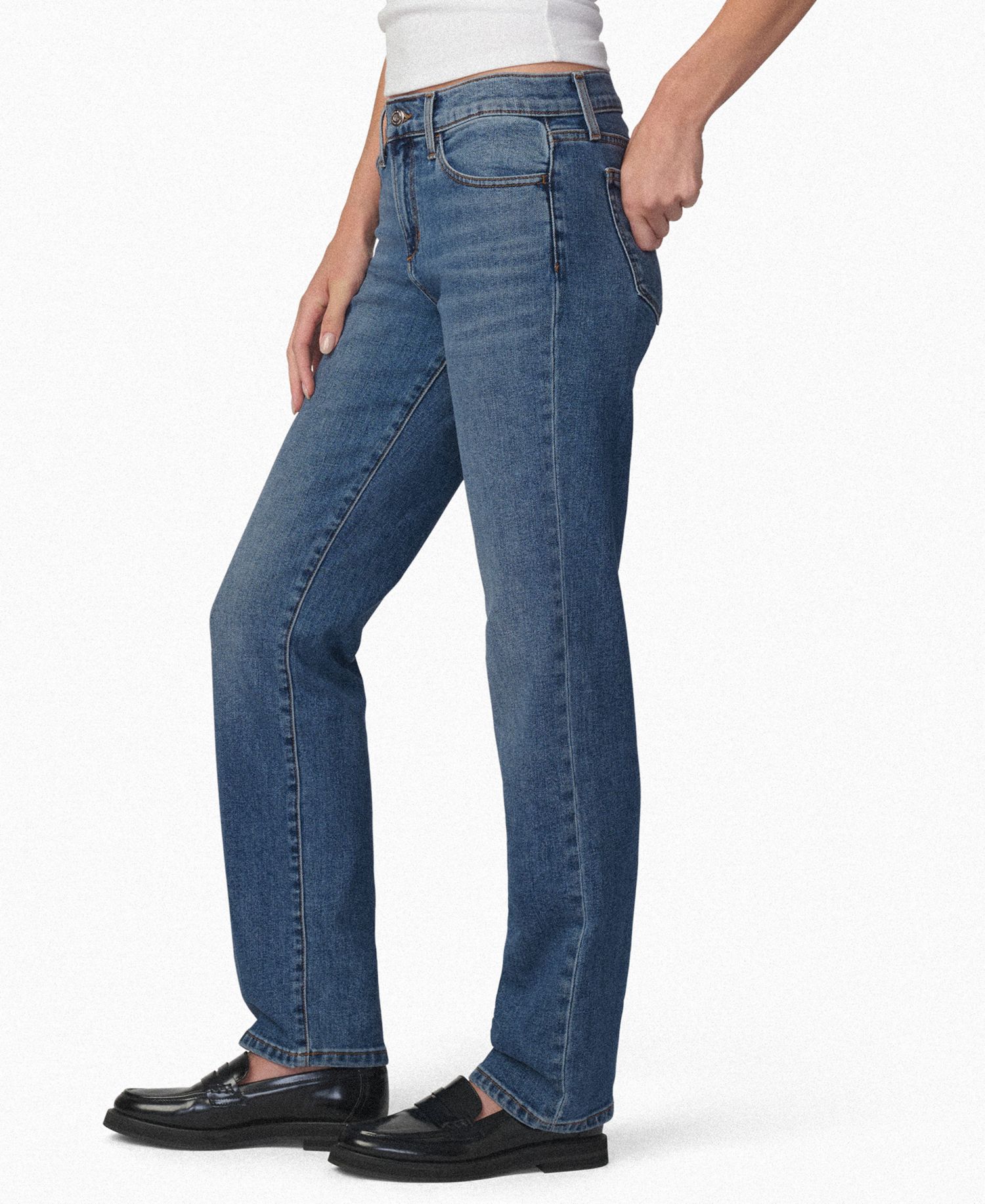 Women's The Romy Mid-Rise Straight Jeans