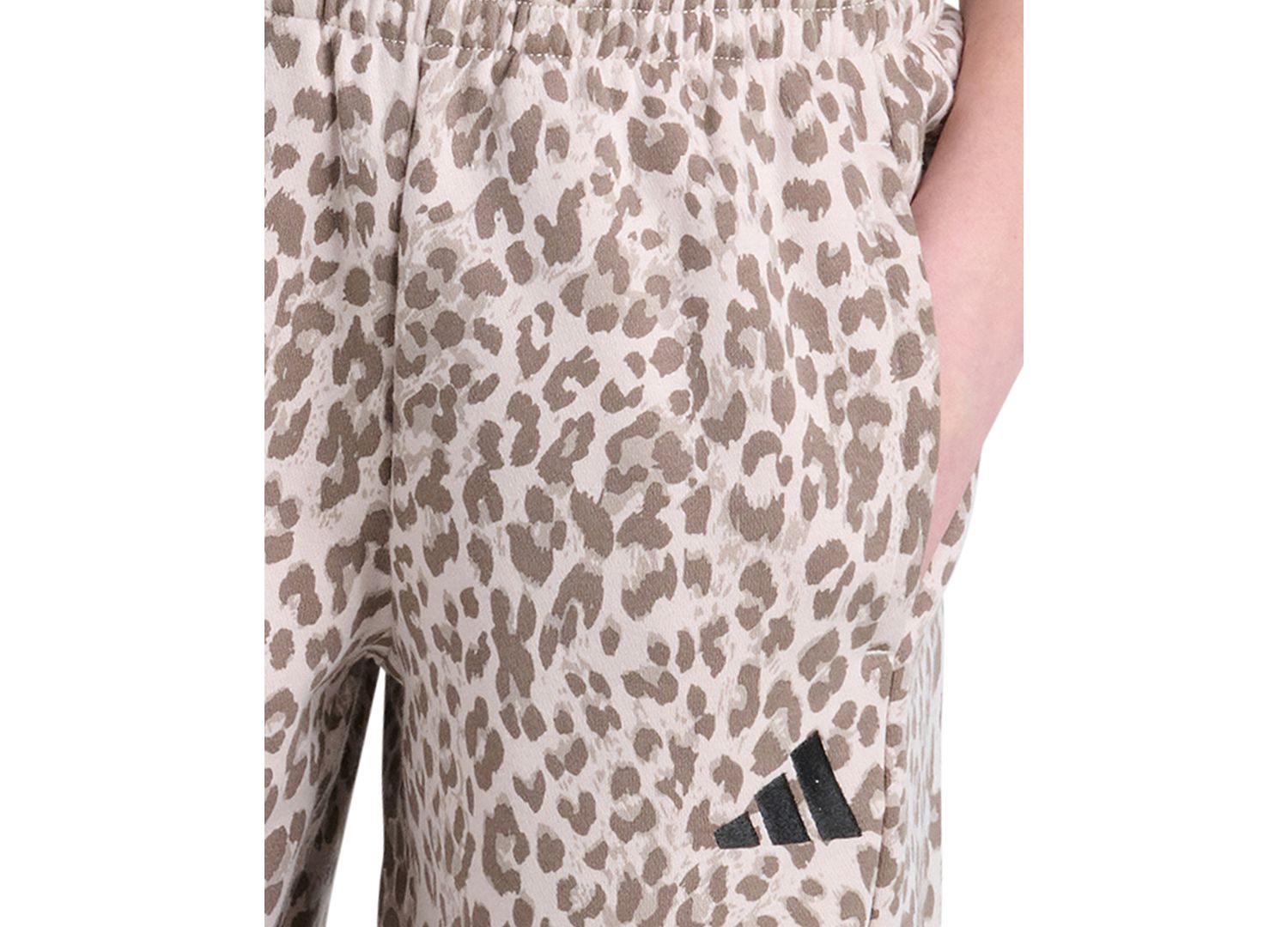 Girls' 8-16 Elastic Waistband Printed Barrel Leg Pants