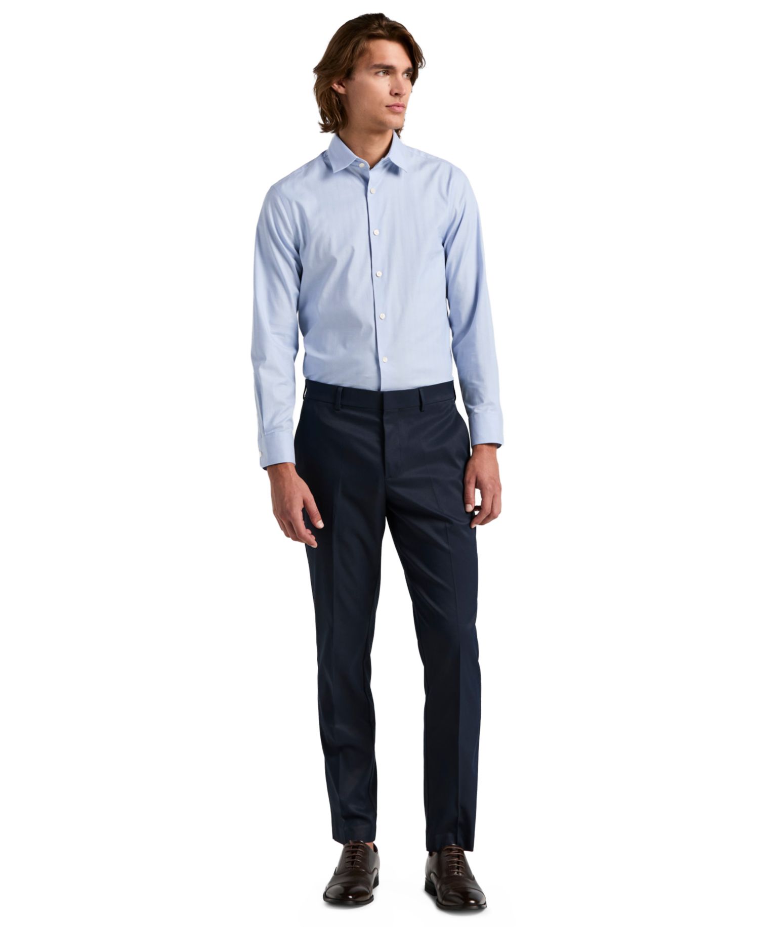 Men's Flat Front Modern-Fit Dress Pants