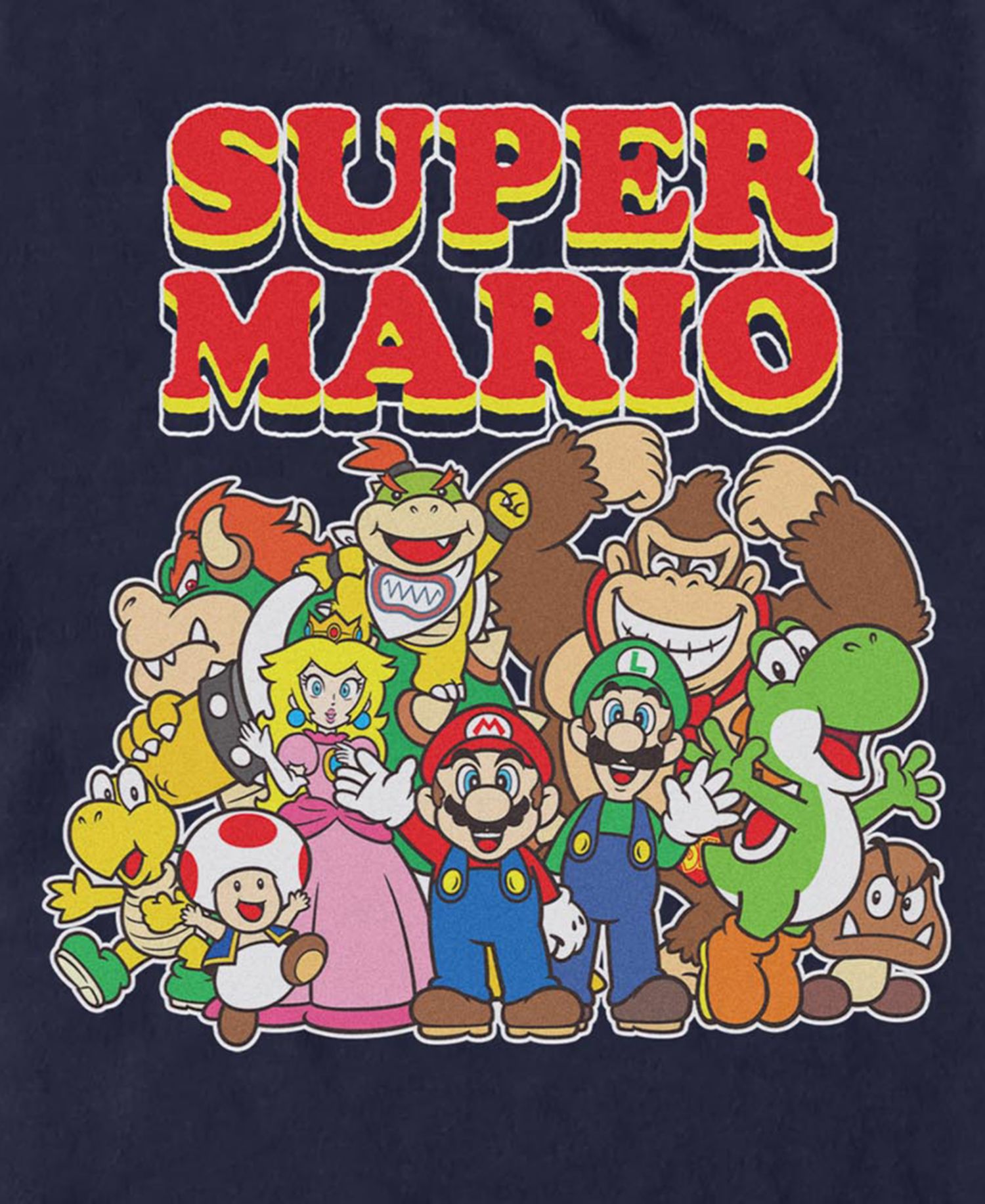 Men's Nintendo Super Mario Retro Bros T-Shirt