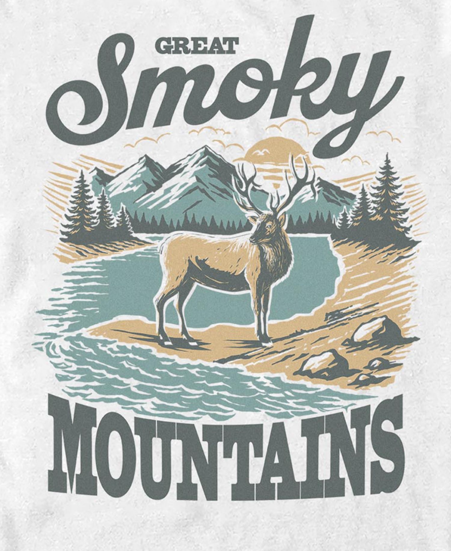 Men's Generic Smoky Elk T-Shirt