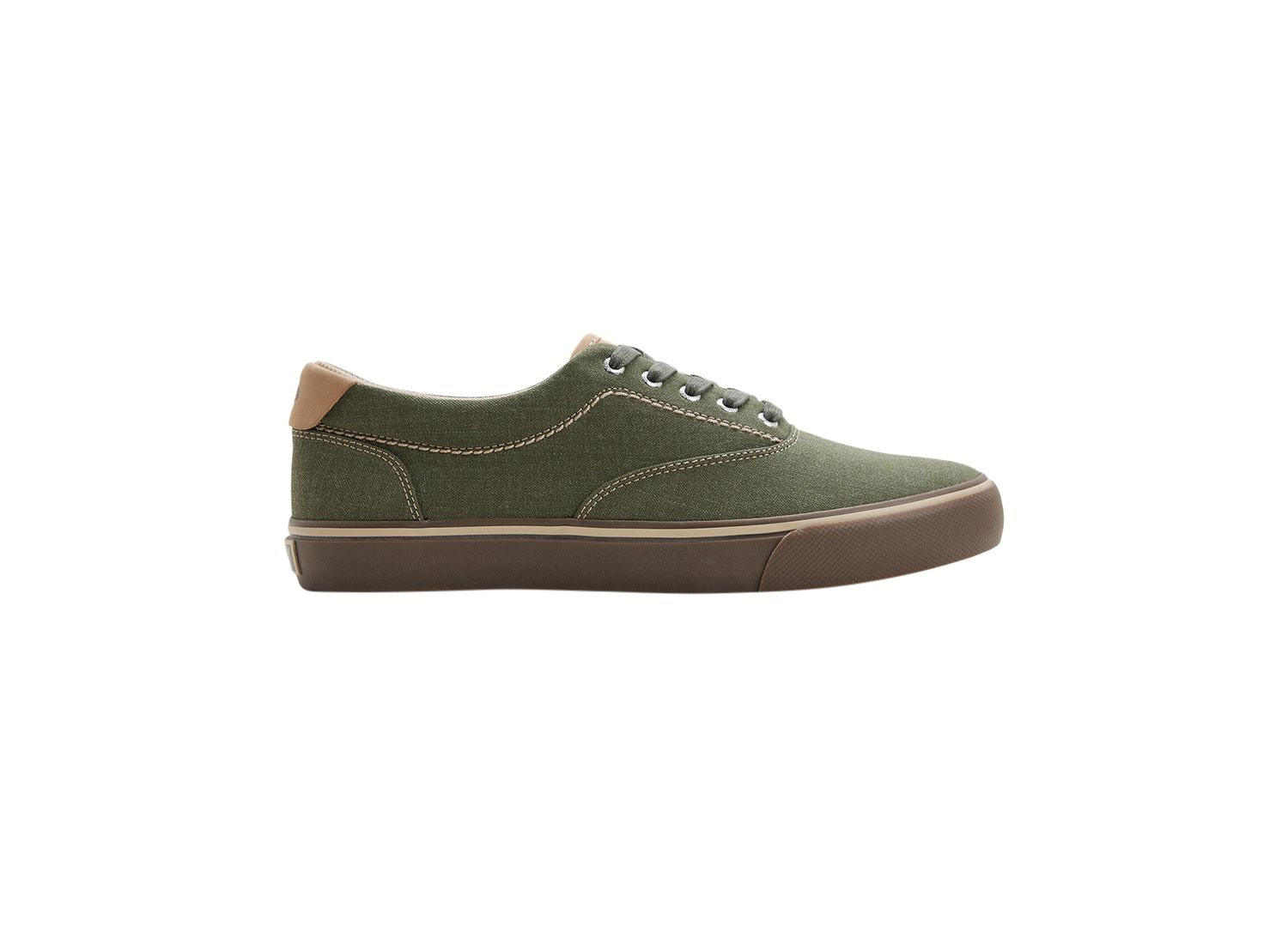 Men's Circular Vamp Round-Toe Sneakers