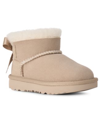 Toddler Kids Ultra Mini Bailey Bow Zipper Booties