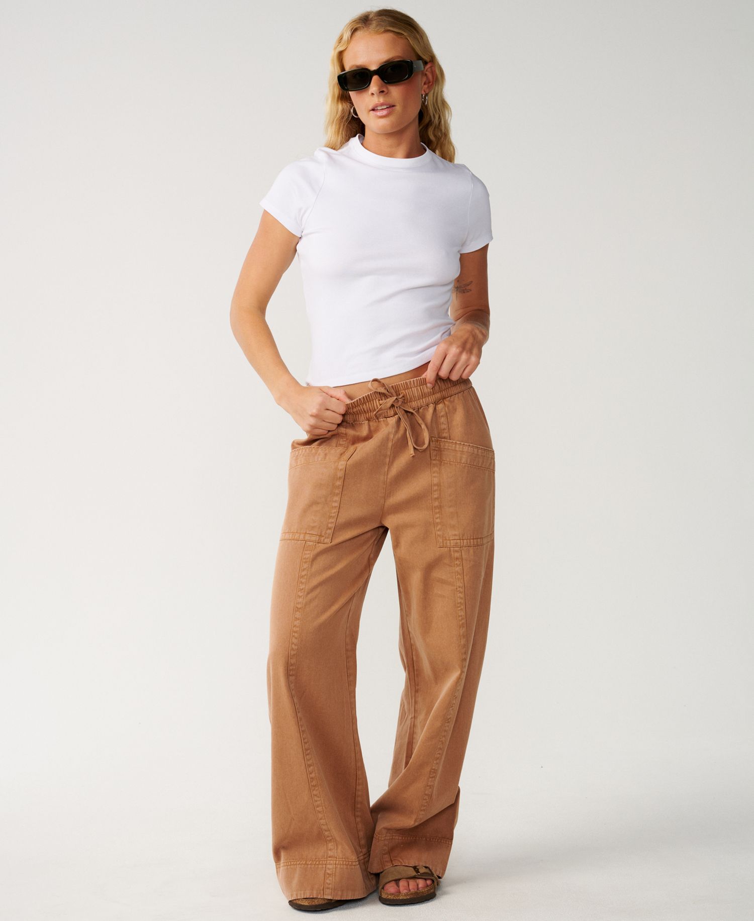 Women's Bossa Nova Twill Wide-Leg Pants