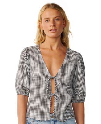 Women's Vibe Surf Tie-Front Top
