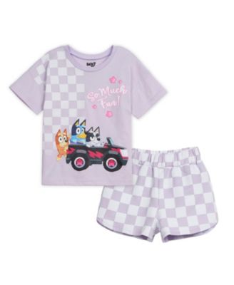 Toddler Girls (2T-12) 2-Piece T-Shirt and Shorts Set