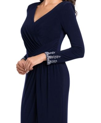 elegant dresses for plus size women Idia Evening Gown In Bordeaux Off The Shoulder Sky size:16W silk party dress wedding engagements