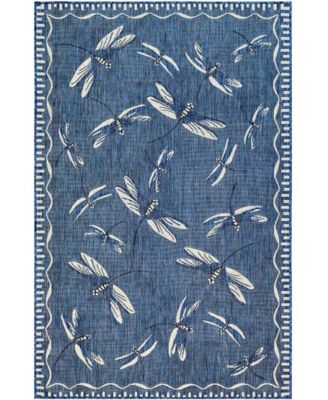 Lush Decor Carmel Dragonfly 6'6" x 9'4" Outdoor Area Rug