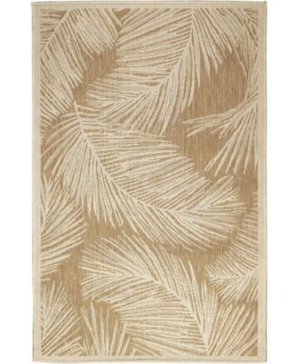 Carmel Fronds 4'10" x 7'6" Outdoor Area Rug