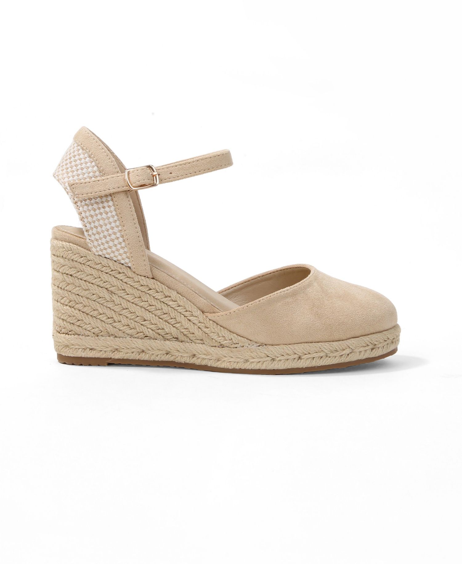 Women's Marlene Jute-Wrapped Closed Toe Espadrille Wedges