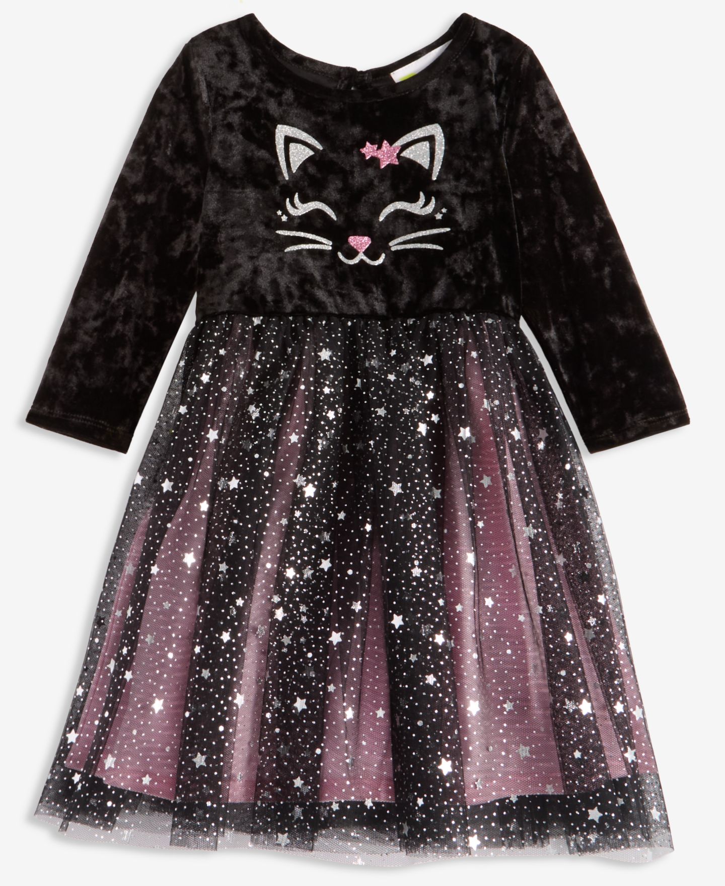 Платье для девочек Epic Threads из тюля с кошкой, 12M-5T, цвет: Lt/Pas Pur — фото 1