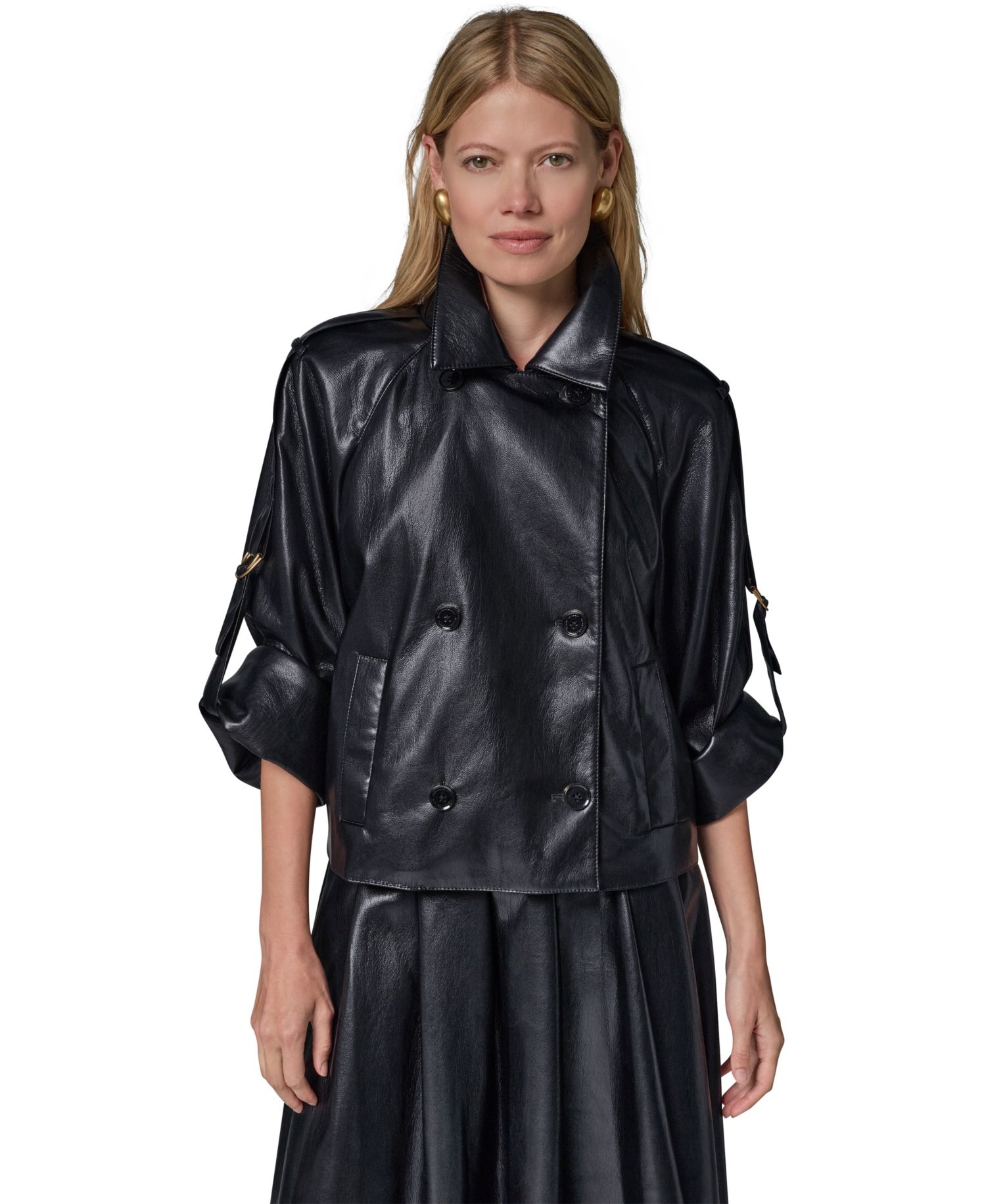Women's Roll-Sleeve Short Jacket