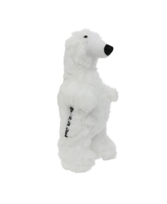 Jr Arctic Polar Bear, Durable Plush Squeaky Dog Toy