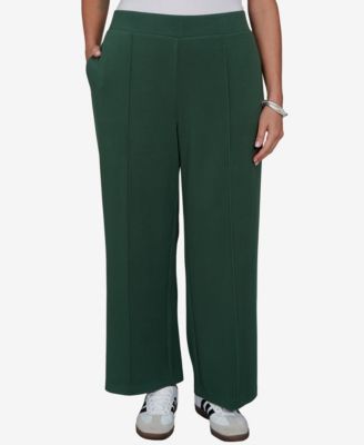 Plus Size Sleek Seam Knit Pull-On Pant