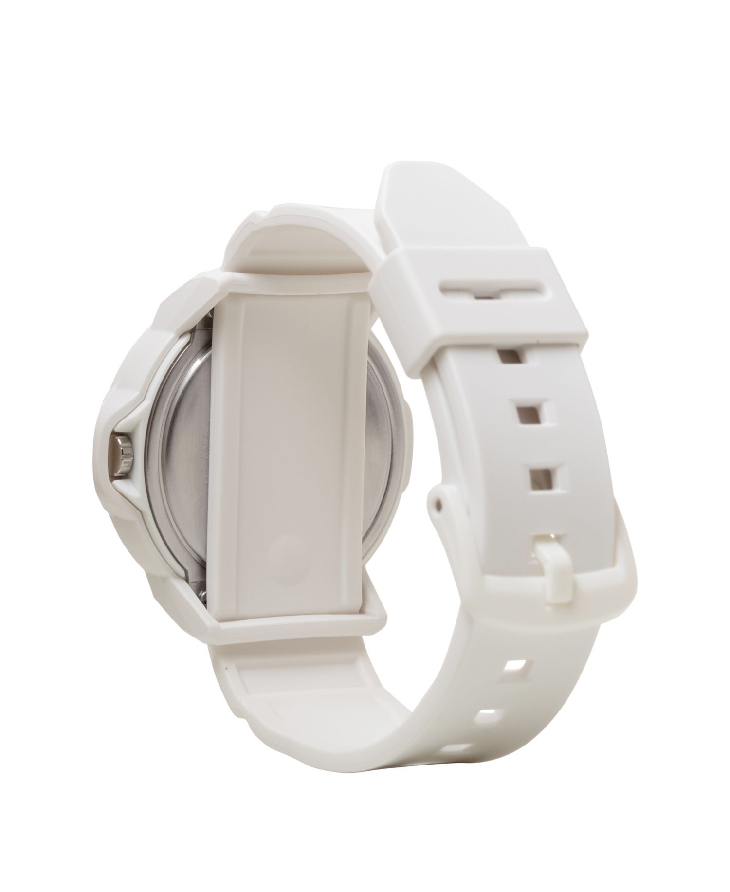 Baby-G Women's White Resin Analog Watch 42.4mm