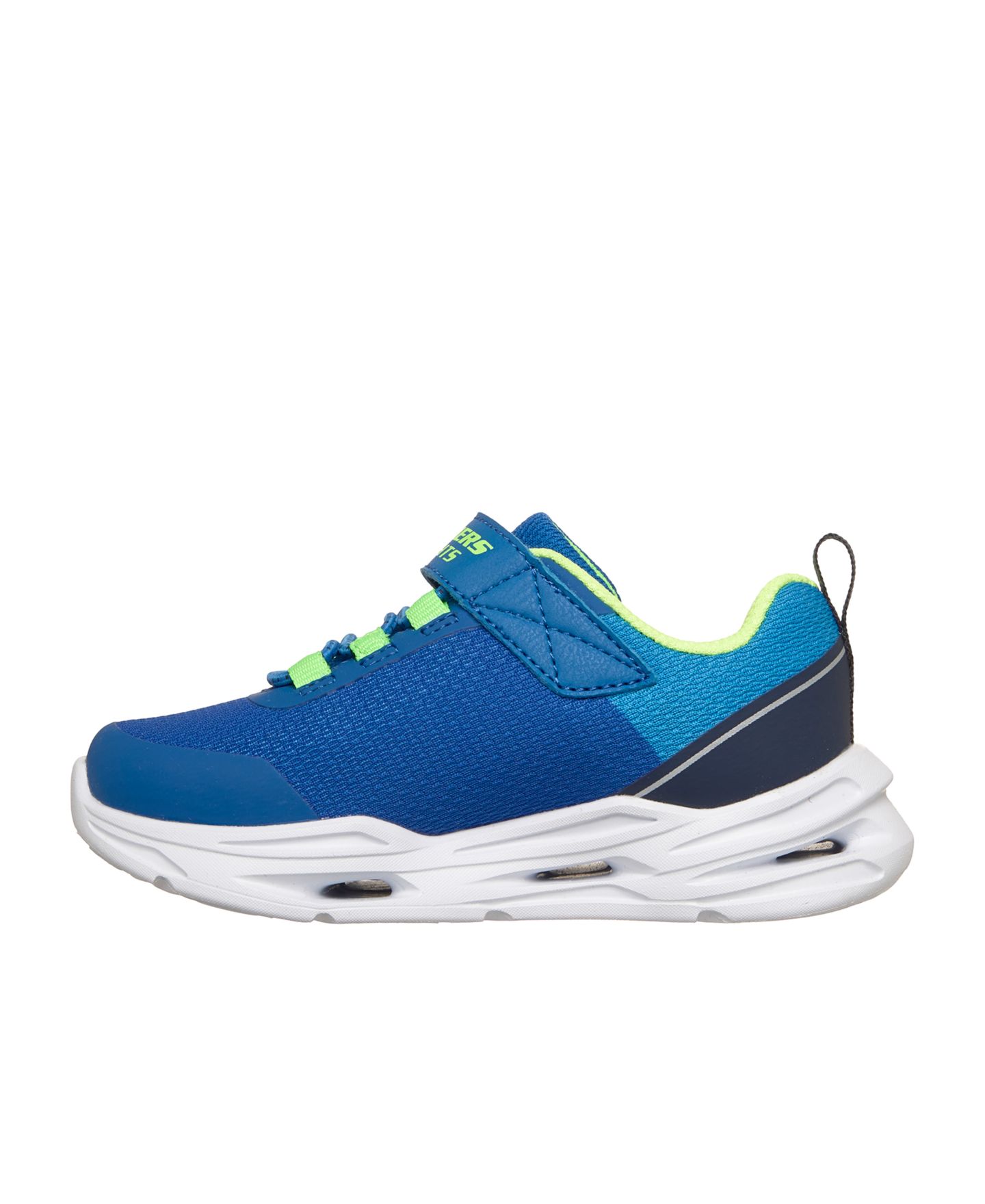 Детские кроссовки Skechers S-Lights Glide-Step Lights со светом на липучках, цвет: Синий — фото 2