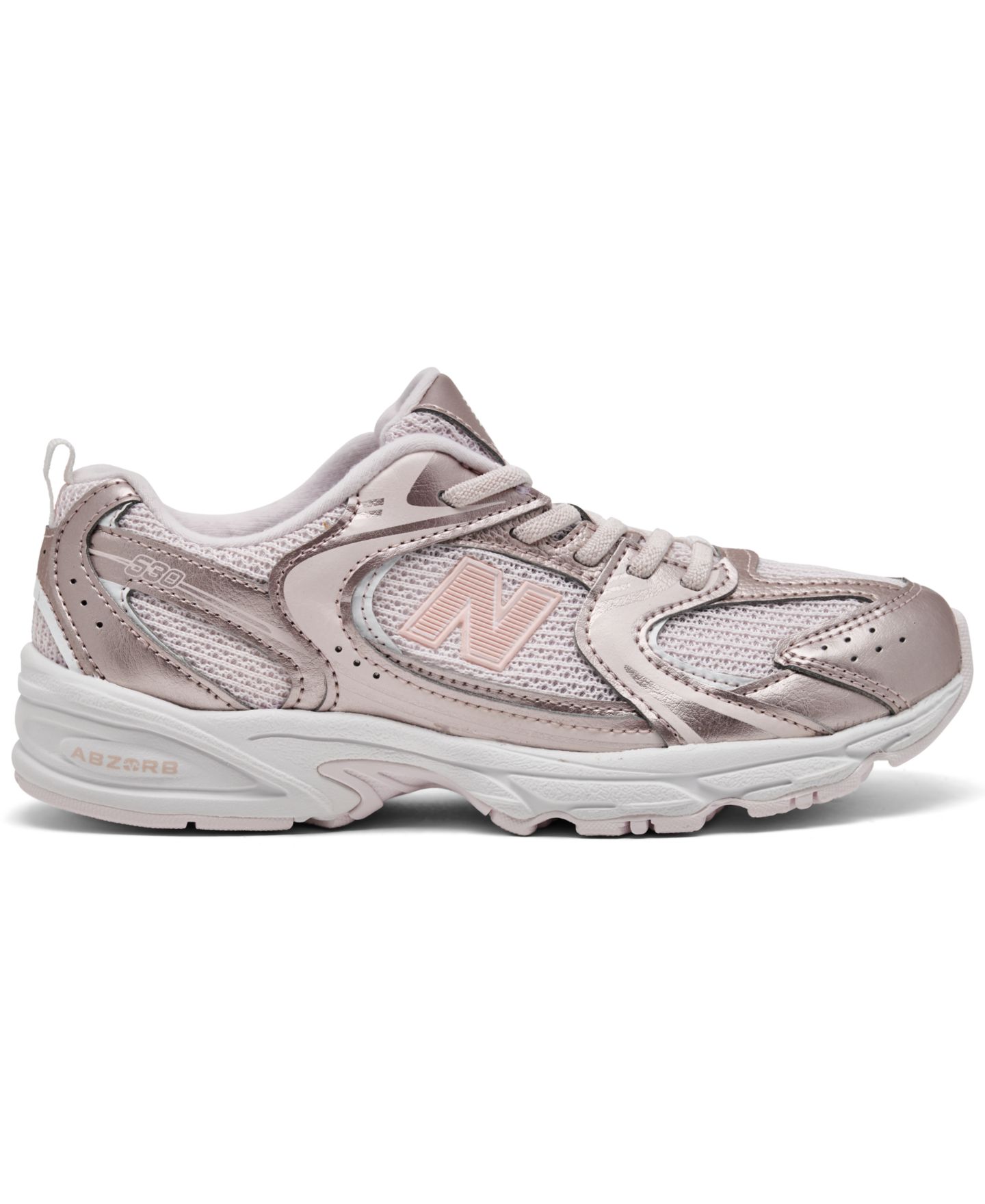 Детские кроссовки New Balance 530, цвет: Розовый — фото 3