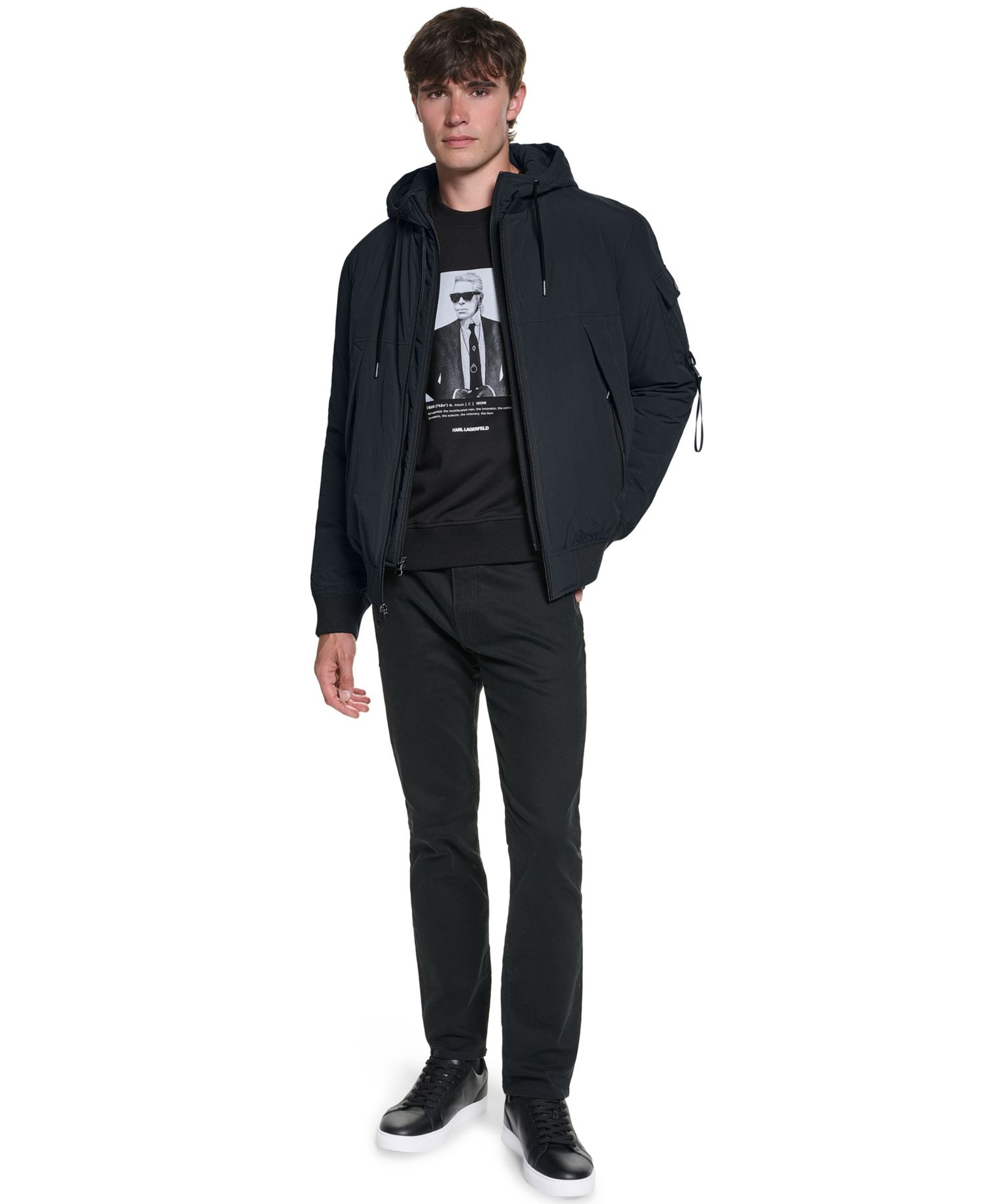Men's Taslon Bomber Jacket